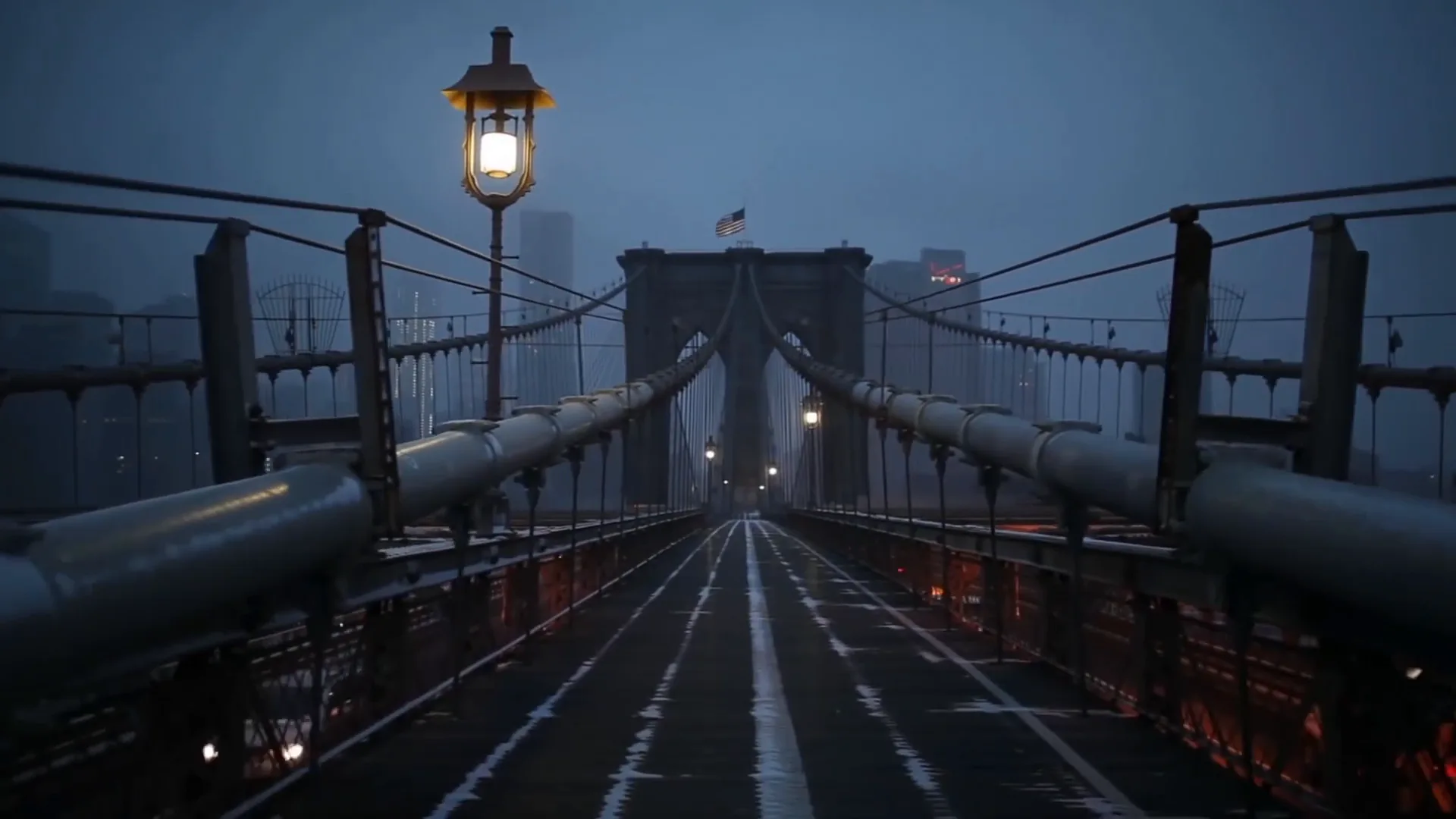 Brooklyn Bridge frame from the FD Productions reel